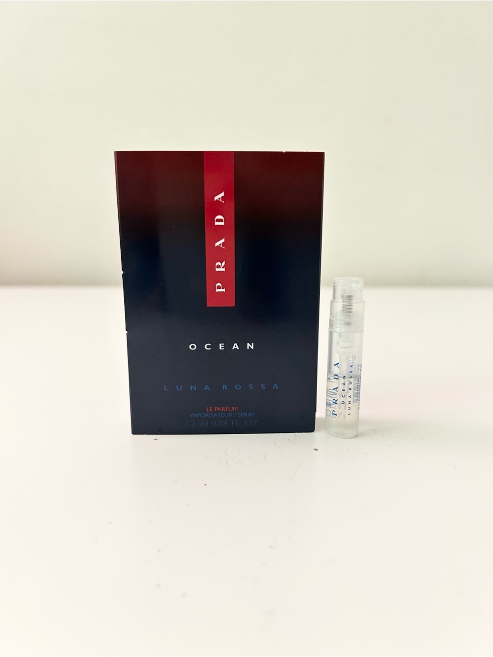 🌸PRADA Luna Rossa Ocean Le Parfum Vial Spray Sample 1.2 mL